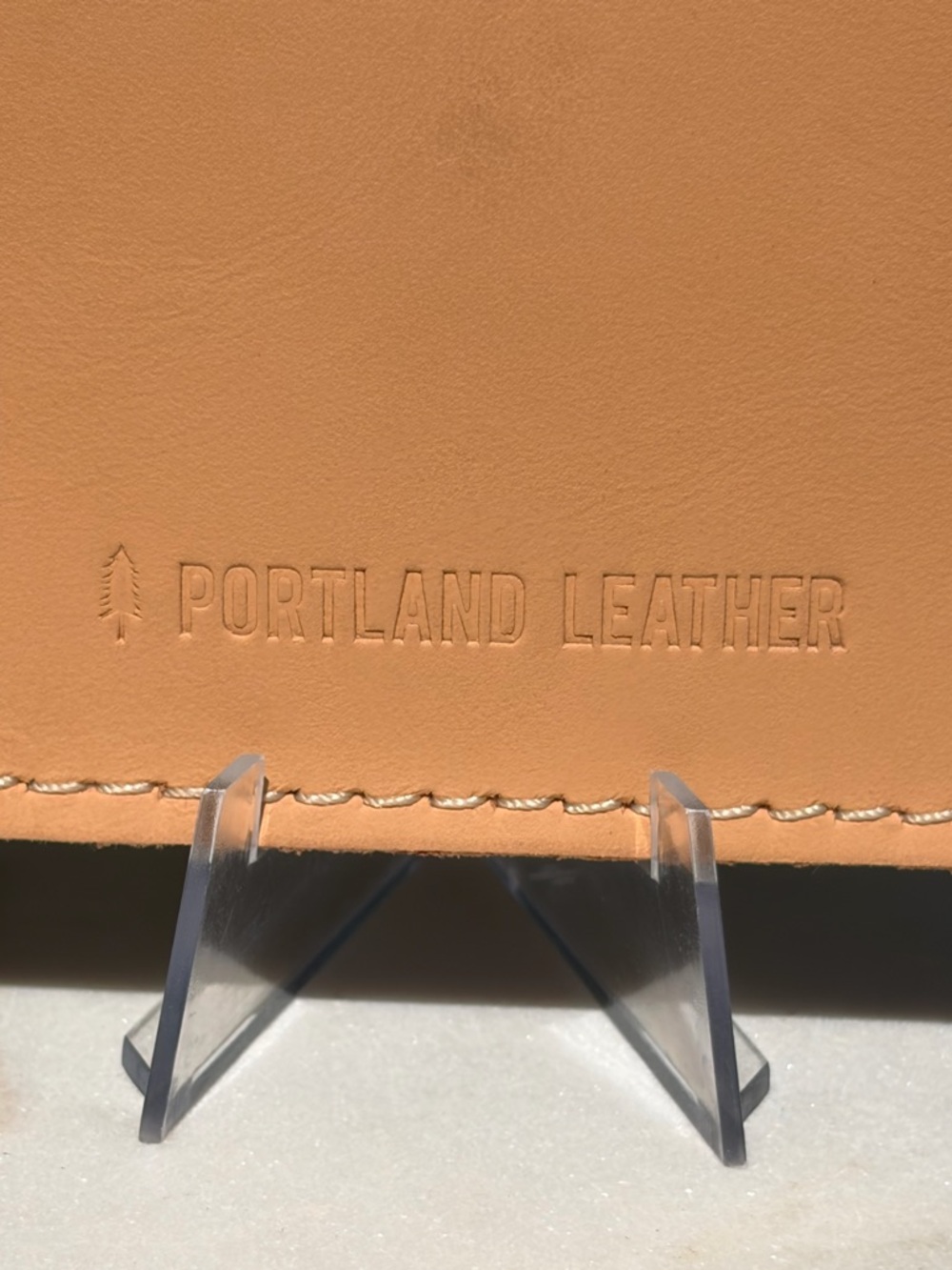 Love Bug Plus Wallet Portland Leather Goods Mamey Full-Grain Leather NWOT - Picture 9 of 12